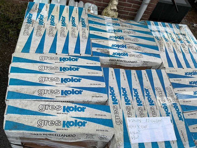 Gres kolor - porcellanto - 40x40 cm - 69 m2 - wandtegels - afbeelding 4 van  5