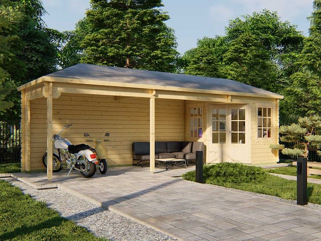 Gretel - tuinhuis 44mm 7900x2500x2820mm onbehandeld - afbeelding 1 van  8