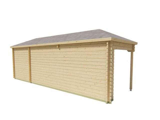 Gretel - tuinhuis 44mm 7900x2500x2820mm onbehandeld - afbeelding 5 van  8