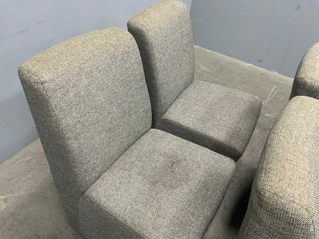 Grey eetkamerstoel (6x) - afbeelding 4 van  6