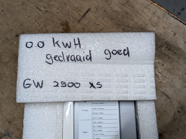 Grid-tied pv-omvormer, goodwe, gw3000-xs - afbeelding 6 van  6