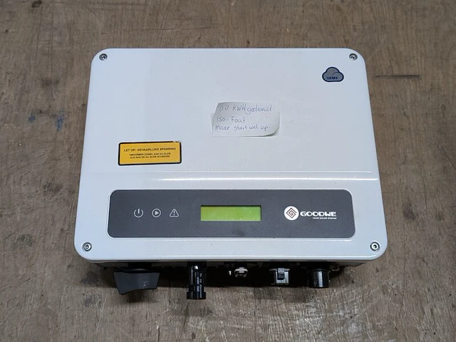Grid-tied pv-omvormer, goodwe, gw3000-xs - afbeelding 2 van  5