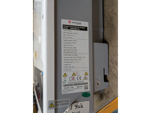 Grid-tied pv-omvormer, goodwe, gw3600d-ns - afbeelding 5 van  5