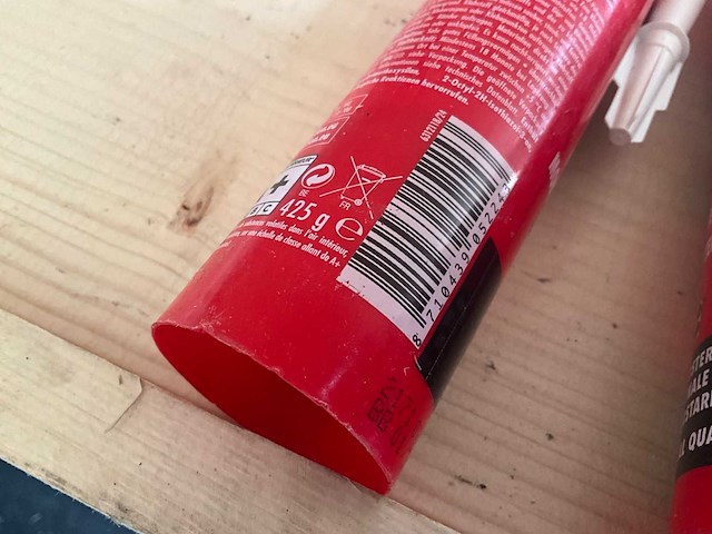 Griffon poly max - montagelijm wit 290ml - verf, pur, lijm en kit (2x) - afbeelding 3 van  4