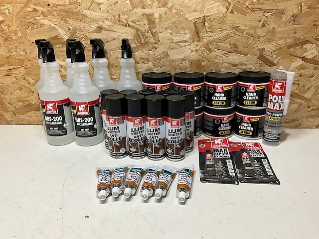 Griffon scrub, lijm, lijmvreter, kneedbaar hout en accelerator (32x) - afbeelding 4 van  11