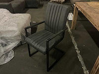 Grijs eetkamer armstoel - afbeelding 1 van  4