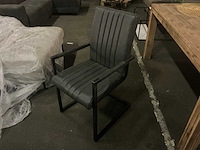 Grijs eetkamer armstoel - afbeelding 2 van  4