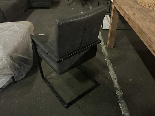 Grijs eetkamer armstoel - afbeelding 4 van  4