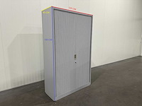 Grijze archiefkast 195 x 120 x 45 cm - afbeelding 1 van  4