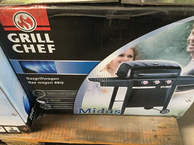 Grill chef - midas - gas bbq - afbeelding 2 van  4