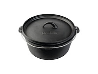 Grill guru medium cast iron dutch oven 23cm gietijzeren pan met deksel 23cm
