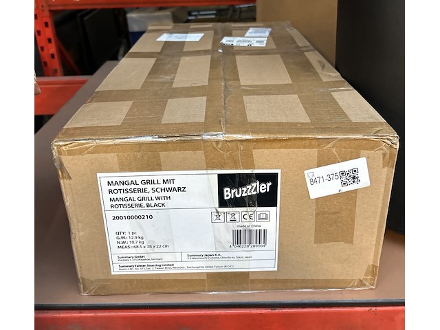 Grill met rotisserie bruzzzler, zwart - afbeelding 2 van  3