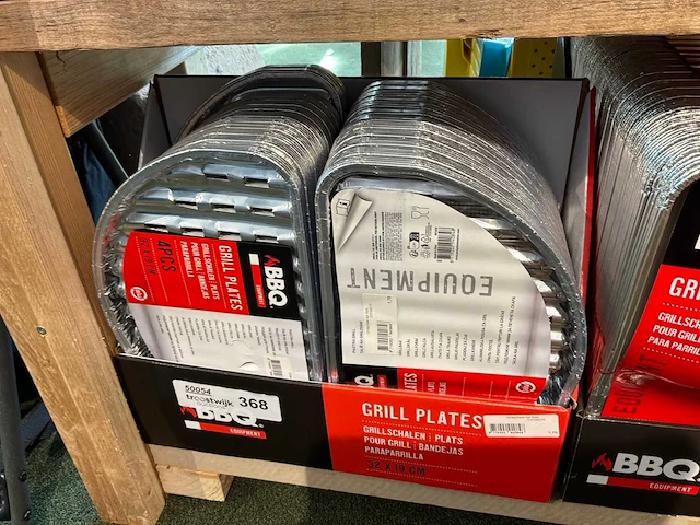 Grill schalen bbq toebehoren (4x) - afbeelding 1 van  5