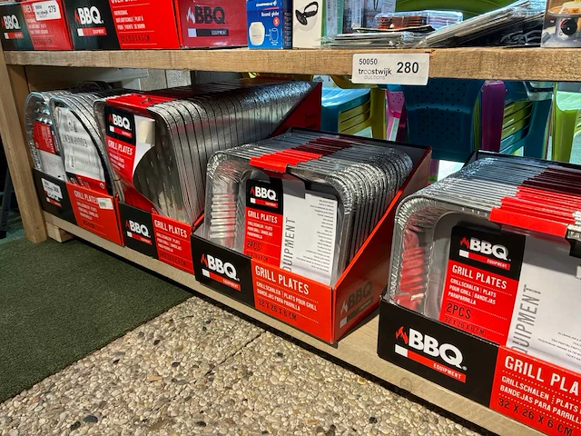 Grill schalen bbq toebehoren (4x) - afbeelding 1 van  5