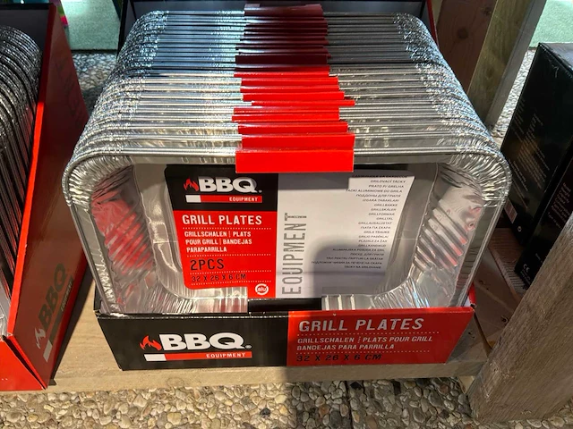 Grill schalen bbq toebehoren (4x) - afbeelding 2 van  5
