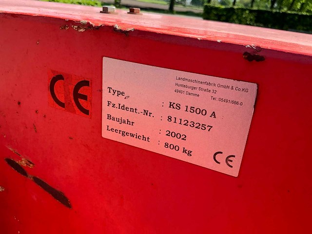 Grimme sf 1700 dls rooimachine - afbeelding 43 van  52