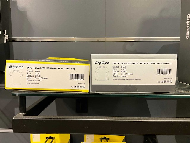 Gripgrab 6014/6038 base layer - xs/s (2x) - afbeelding 2 van  2