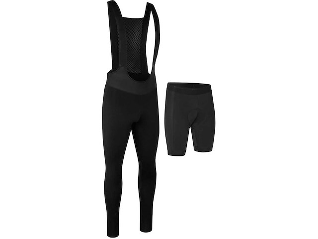 Gripgrab thermashell water-resistant winter heren bib tights - l - afbeelding 1 van  3