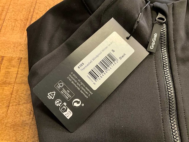 Gripgrab thermashell winddichte heren winterjas - s - afbeelding 3 van  3