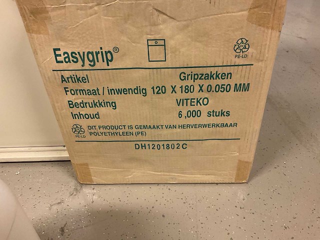 Gripzakken 120 x180 x 0.050 mm (16000x) - afbeelding 2 van  3
