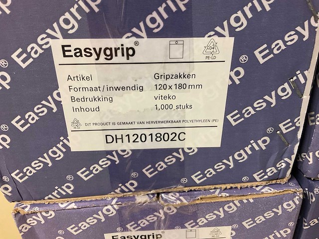 Gripzakken 120 x180 x 0.050 mm (16000x) - afbeelding 3 van  3