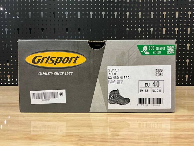 Grisport s3 703l werkschoen - maat 40 - afbeelding 2 van  3