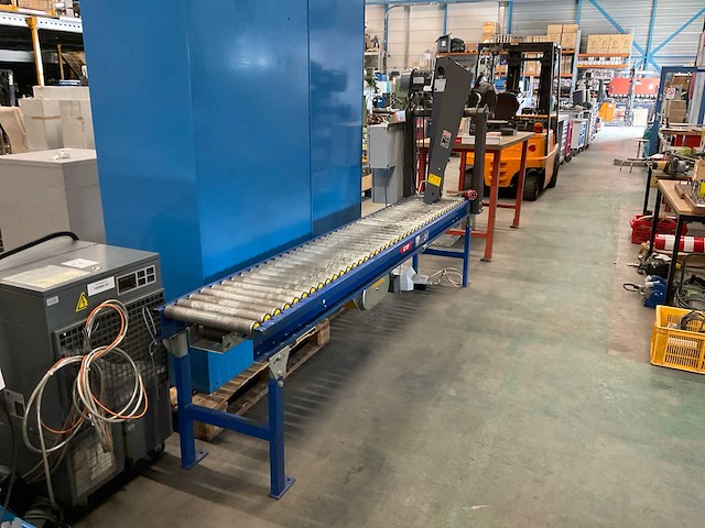 Grit gks75 bandslijpmachine op rollenbaan - afbeelding 2 van  6