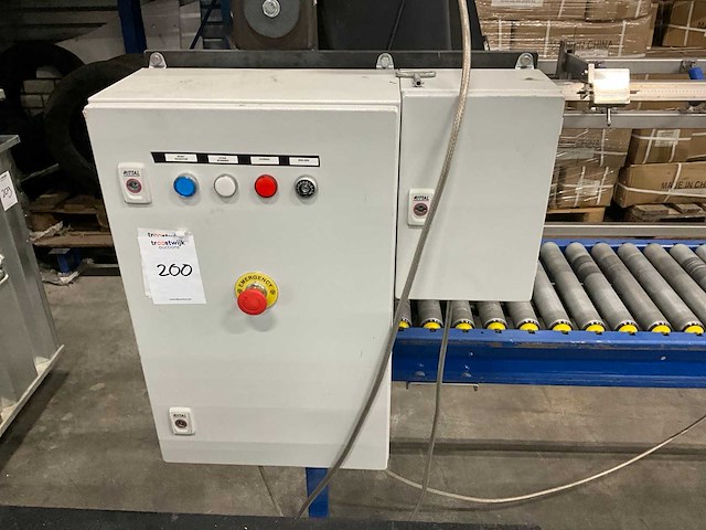 Grit gks75 bandslijpmachine op rollenbaan - afbeelding 8 van  8