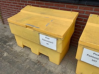 Grit-salt kunststof zout opslagbak (2x) - afbeelding 4 van  6