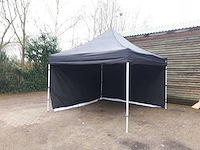 Grizzly go-up 50 - black easy-up partytent - 3x3 - afbeelding 1 van  4