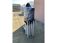 Grizzly go-up 50 - black easy-up partytent - 3x3 - afbeelding 3 van  4