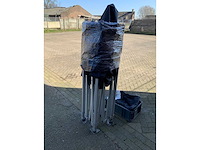 Grizzly go-up 50 - black easy-up partytent - 3x3 - afbeelding 4 van  4