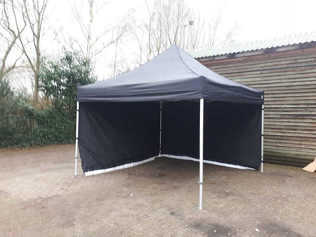 Grizzly go-up 50 - black easy-up partytent - 3x3 - afbeelding 1 van  3