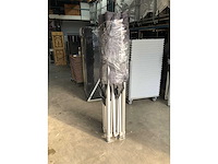 Grizzly go-up 50 - black easy-up partytent - 4x4 - afbeelding 4 van  7