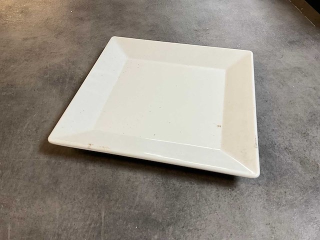 Grocier vierkante melamine borden (23x) - afbeelding 6 van  6