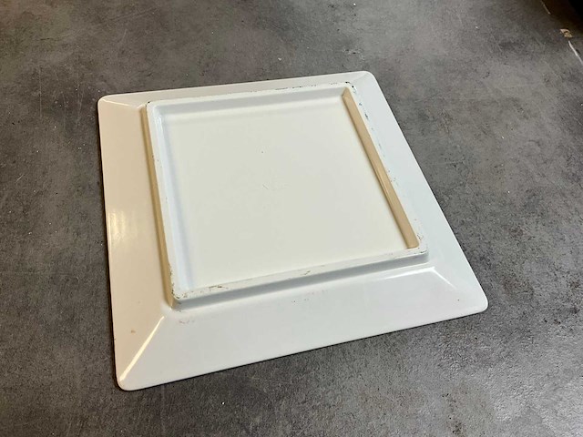 Grocier vierkante melamine borden (23x) - afbeelding 4 van  6