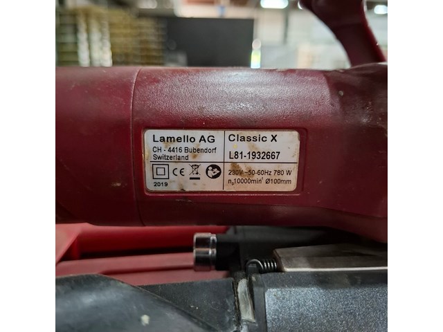 Groeffreesmachine lamello, classic x, bouwjaar 2019 - afbeelding 6 van  8