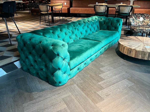 Groen 3 zits bank - afbeelding 2 van  4