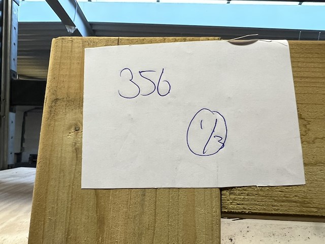 Groen geïmpregneerd dubbel deurkozijn hillhout - afbeelding 3 van  5