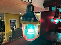 Groen / rode hanglamp (9x) - afbeelding 1 van  6