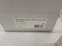 Groen rolfondant (250g) (1620x) - afbeelding 3 van  5