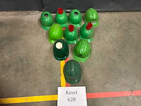 Groene helm (10x) - afbeelding 1 van  3
