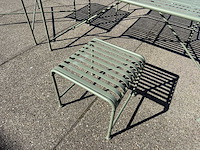 Groene metalen tuinset - afbeelding 6 van  6