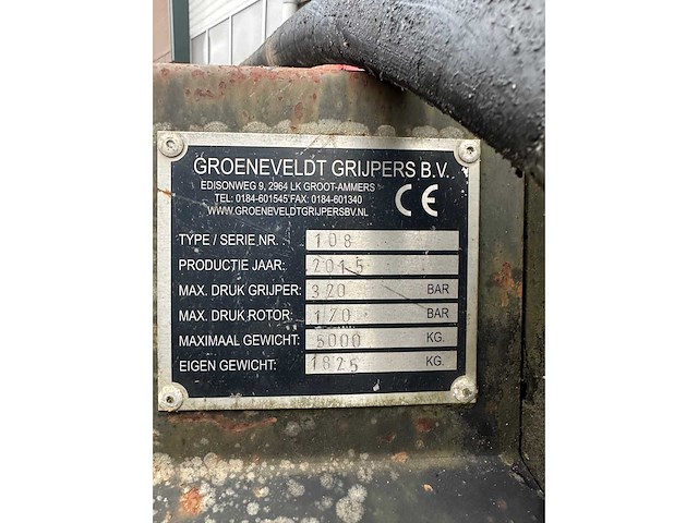 Groeneveld - 108 - sorteergrijper 5.000 kg – 28-38 ton kraan - afbeelding 9 van  9