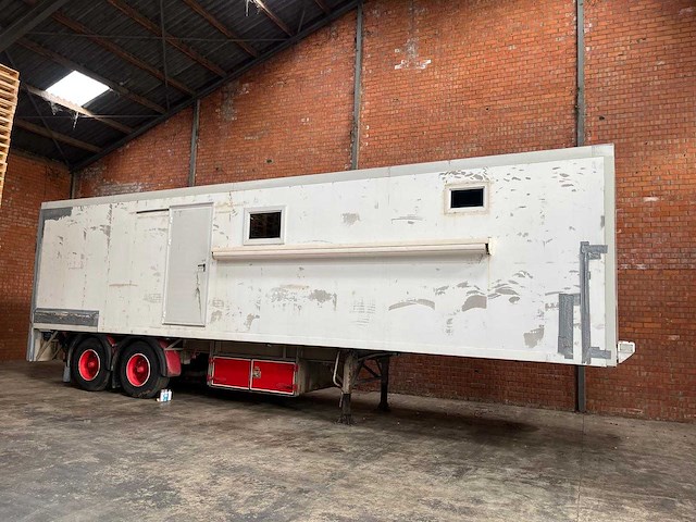 Groenewegen - 1986 - dro-11-18r50 - camper trailer oplegger - afbeelding 1 van  9