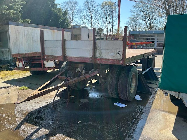 Groenewegen platte wagen - afbeelding 1 van  6