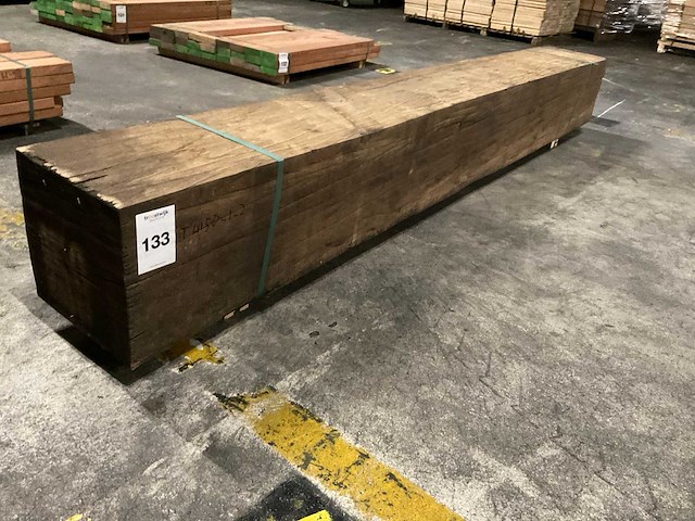 Groenhart ipé balk 300x300 mm - afbeelding 4 van  4