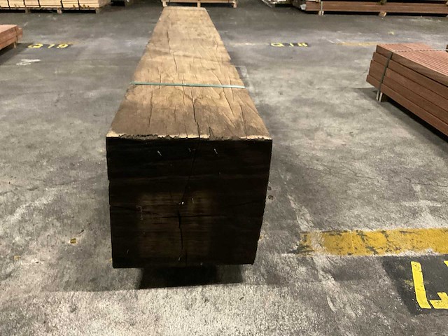 Groenhart ipé balk 300x300 mm - afbeelding 1 van  3