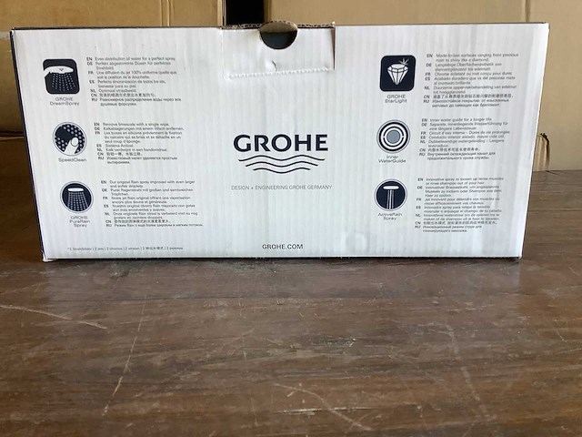 Grohe - 310 smartactive cube - regendouche - afbeelding 4 van  5