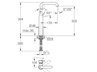 Grohe - essence new 32901al1 - keukenmengkraan - afbeelding 4 van  4